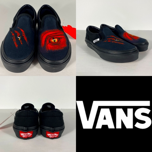 Vans Classic Slip On Dragon Flame NWT